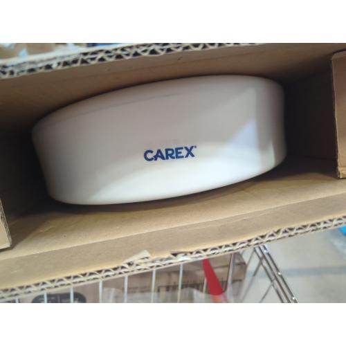 Carex Toilet Seat Riser, Elongated Raised Toilet Seat Adds 3.5 inches to Toilet Height, for Assistance Bending or Sitting, 300 Pound Weight Capacity Toilet Riser