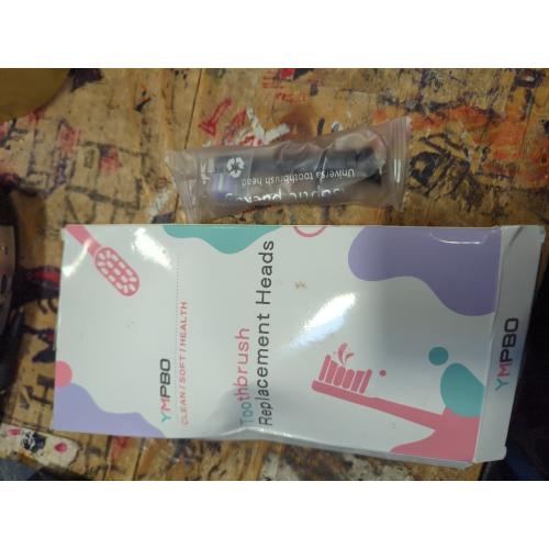 Toothbrush Replacement Heads Compatible with Oral B iO 10 9 8 7 6 5 4 3 Series Electric Toothbrush, 10 Pack Brush Heads, Black   White