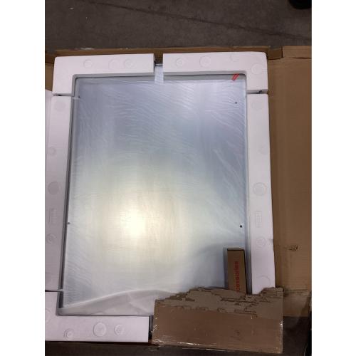 LOAAO 28X36 Inch Black Metal Framed Bathroom Mirror for Wall, Matte Black Bathroom Vanity Mirror Farmhouse, Anti-Rust, Hangs Horizontally or Vertically