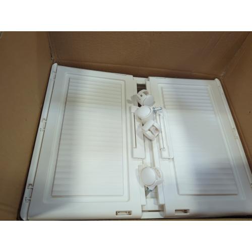 CTSNSLH 4 Tier Plastic Storage Bins and Boxes Organizer - 27Qt Stackable with Lids for Bedroom, Living Room, Office - Foldable Containers