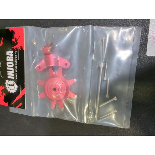 RC Beadlock Wheel Assembly Tool 1.9 2.2 inch Beadlock Hub Tires Tool for Traxxas TRX4 TRX6 Axial SCX10 II III Redcat 1/10 RC Crawler (Red)