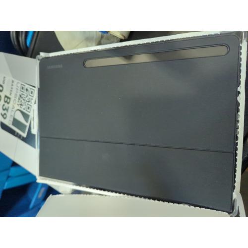 Samsung - Galaxy Tab S8 , Tab S7 FE, Tab S7  Slim Book Keyboard Cover - Mystic Black