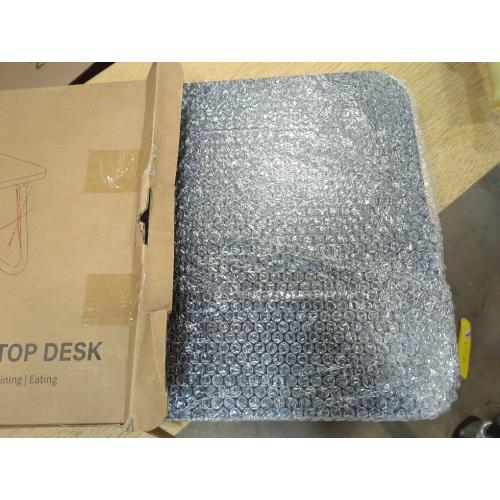 Foldable Laptop Desk, Portable Lap Desk Bed Table, Lightweight Breakfast Table Tray Desk, Laptop Stand, Mini Table for Working Writing Drawing Eating Picnic-Black