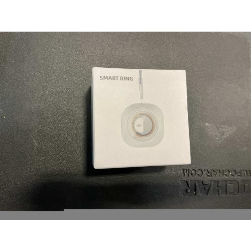 #12 Black Smart Ring Charging Case Fitness Ring Charging Box Small Portable Charger for Smart Rings with Magnetic Charging Port