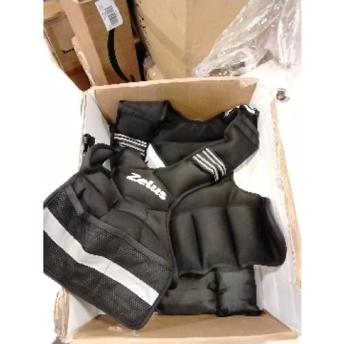 ZELUS Weighted Vest for Men and Women | 4-10lb/11-20lb/20-32lb Vest with 6 Ironsand Weights for Home Workouts | Adjustable Body Weight Vest Exercise Set for Cardio and Strength Training