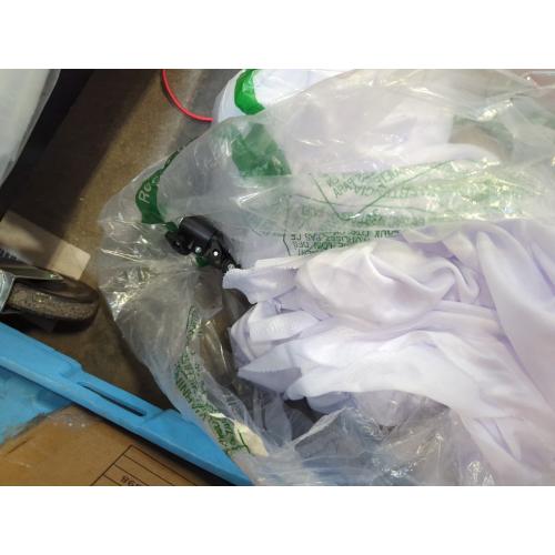 Set of 2 Halloween Decorations Outdoor, 5 FT USB Powered Ghost Decor Kit with Remote Controlled String Lights, Easy Assemble Ghosts Halloween Decorations for Front Door Porch Yard