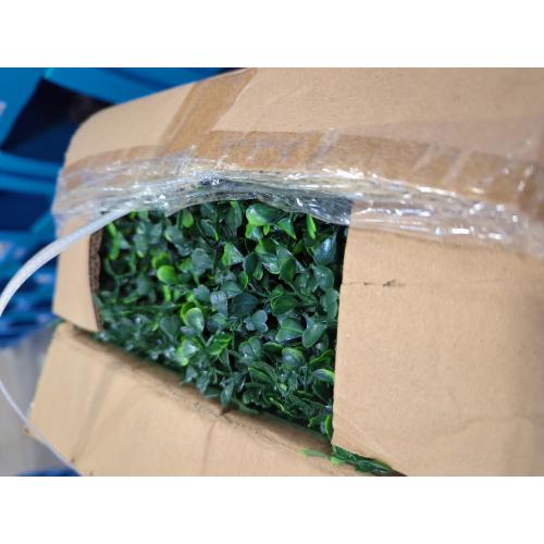 Artificial Grass Wall Panel,10x 10(12P) 4-Layer Leaf UV-Anti Greenery Faux Boxwood for Indoor,Outdoor Patio Balcony Privacy & Ivy Fence Covering Privacy, Garden, Backyard Wall Backdrop Decor