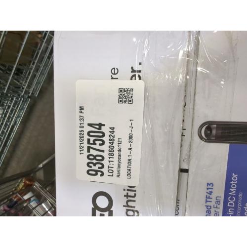 Dreo Tower Fan for Bedroom, 90° Oscillating Standing Fans for Room with 4 Speeds, 3 Modes, 28dB Quiet for Sleep, 25ft/s Velocity, 8H Timer, Remote, Living Room, Office, Home, Black, TF117