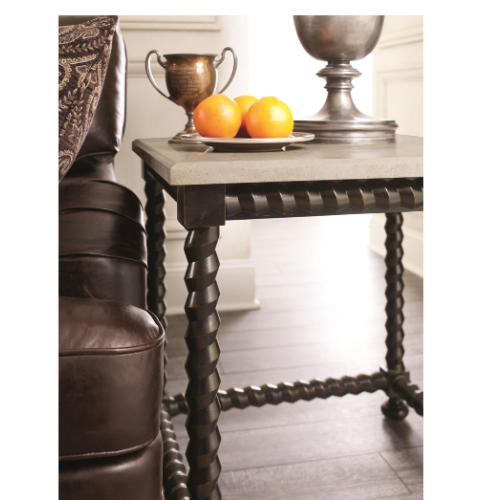 Bernhardt Cordova Side Table Top in Travertine Stone - 460111T (Table Top Only)