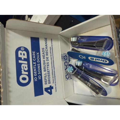 Oral-B iO Series Gentle Care Electric Toothbrush Replacement Brush Heads for an Oral-B Electric Toothbrush, 4 Count, White