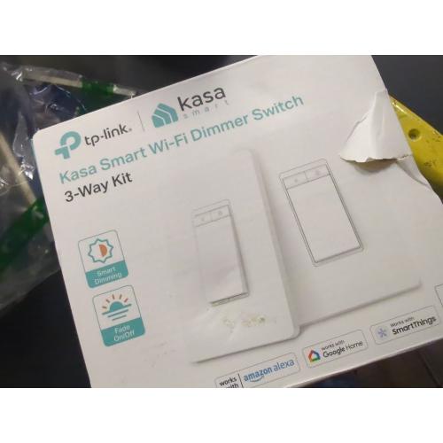Kasa Smart 3 Way Dimmer Switch KIT, Dimmable Light Switch Compatible with Alexa, Google Assistant and SmartThings, Neutral Wire Needed, 2.4GHz, ETL Certified, No Hub Required, White (KS230 KIT v2)