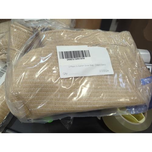 2 pack 5 gallon grow bag desert sand