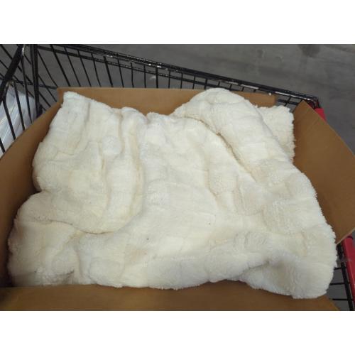 Plush Soft with Square Checkered Baby Blanket,Fleece Infant Toddler Blankets for Girls Boys,Warm Lightweight Breathable Newborn Receiving Blankets for Crib Stroller 30×39(Beige,Square)