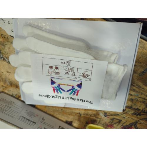 LED Gloves for Kids, Teens & Adults - Finger Light Gloves with 5 Colors/6 Modes - Perfect for 9-12 Year Old Boys & Girls - Ideal for Halloween & Christmas Parties