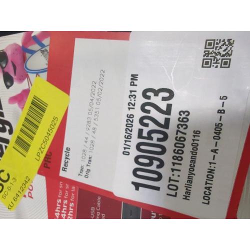 Energizer - MAX 15,000mAh Ultra-Slim High Speed Universal Portable Charger for Apple, Android, Google, Samsung & USB Enabled Devices - Black