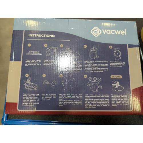 10-Pack Vacuum Storage Bags for Packing - Strong Vacuum Space Bags for Clothes - Premium Space Saver Quality - Size 32in x 21in