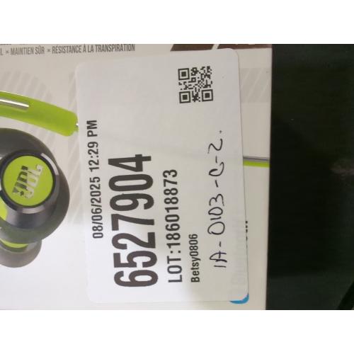 JBL Reflect Contour 2 In-Ear Secure Fit Wireless Sport Headphones (Green)