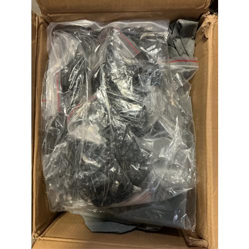 RVMasking Travel Trailer RV Cover 31-34ft, 7 Layers Extra-Thick Camper Cover Waterproof Windproof for Toy Hauler with 4 Tire Covers & Tongue Jack Cover & Propane Tank Cover, Dark Gray