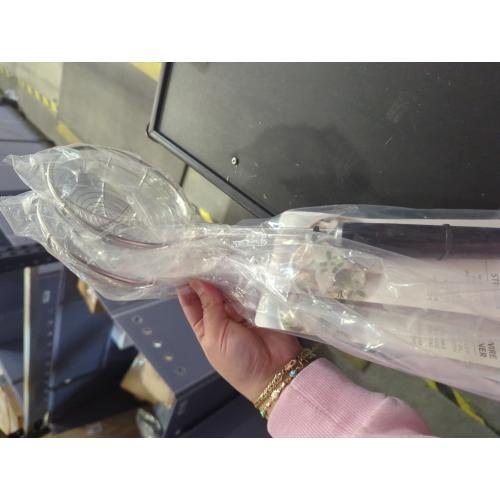 2 Pack KitchenAid Black ABS Plastic/Stainless Steel Asian Strainer