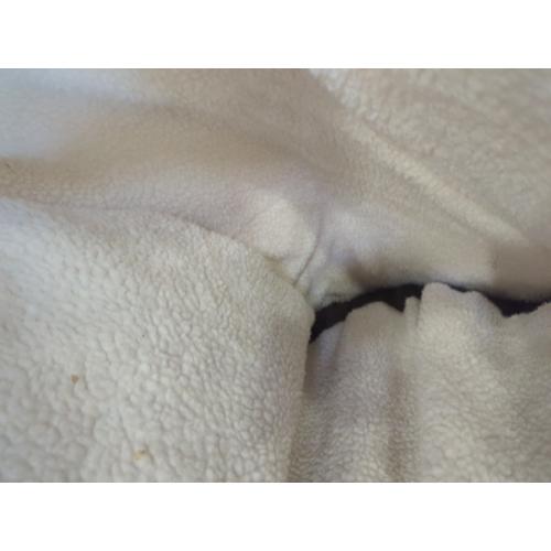 Furhaven 26 Round Orthopedic Dog Bed for Medium/Small Dogs w/ Removable Washable Cover, For Dogs Up to 30 lbs - Sherpa & Suede Snuggery - Espresso, 26-inch