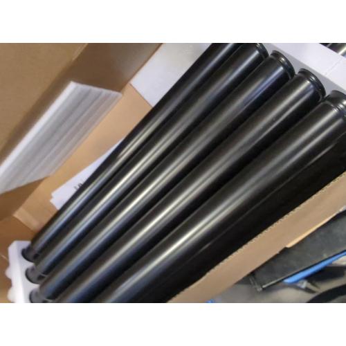 TONIAL1 Inch Double Curtain Rods for Windows 66 to 120 Inches, Heavy Duty Decorative Drapery Rod 32 to 144 Inches with Classic Cap Finial, Black