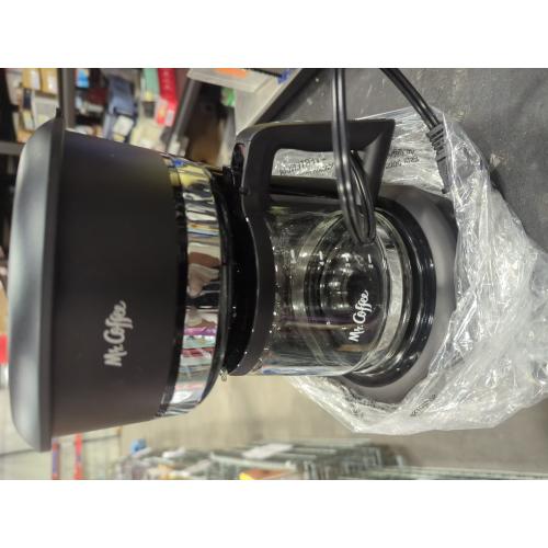 Mr. Coffee 5-Cup Switch Coffee Maker Black: Small Drip Coffee Machine, Electric, Paper Filter, 25 oz Capacity