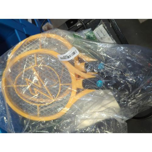 ZAP iT! Electric Fly Swatter Racket & Mosquito Zapper with Blue Light Attractant - High Duty 4,000 Volt Electric Bug Zapper Racket - Fly Killer USB Rechargeable Fly Zapper Indoor Safe - 2 Pack, Yellow