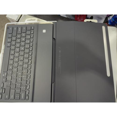 SAMSUNG Tablet Keyboard Cover, Protective Case for Galaxy Tab S8 , S7 FE, S7  Lite w/ Large Key Sizes, S Pen Holder, Slim, Sturdy, Ultra Lightweight, US Version, Black Balck