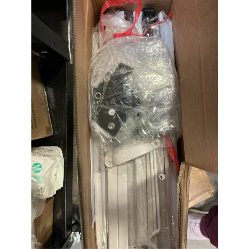 Furologee End Table with Charging Station, Nightstand with Fabric Drawers, Side Tables with USB Ports & Outlets, Night Stand with Storage Shelf & Hooks, for Living Room/Bedroom, White