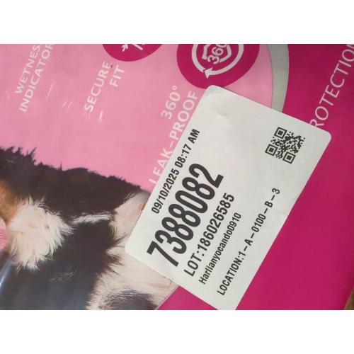 Size LG American Kennel Club Female Dog Wrap, Disposable Diapers with Wetness Indicator, Large, 50 Count