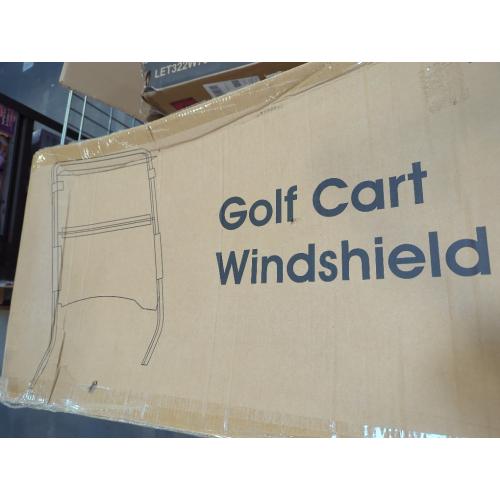 Upgraded Club Car Precedent Windshield,Golf Cart Windshield for Precedent/Tempo/Onward (2004-Up)– Heavy Duty Hinges, Foldable, Anti-UV & Impact Resistant, 5MM Thick PC Material, 37.6W X 33.2H