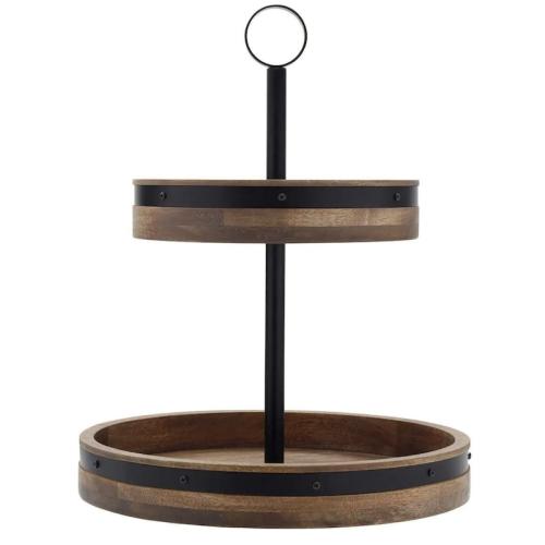 BrownVictoria Cookware 2-in-1 Tiered Lazy Susan - Brown