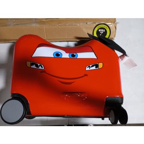 Disney Cars Carry On Spinner Hardside Ride On Suitcase - Red