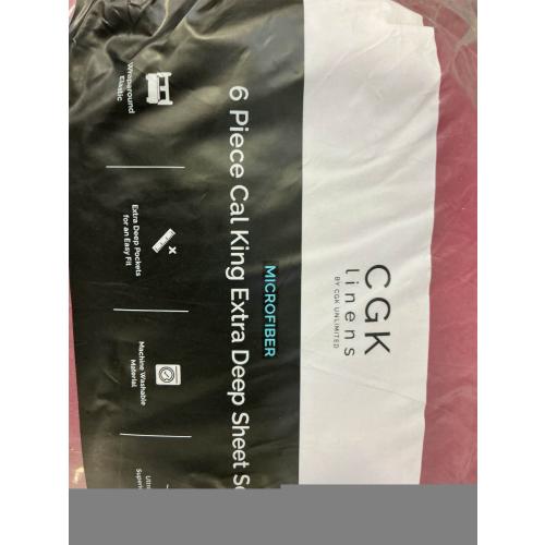 Extra Deep KING Sheet Set - 6 Piece Breathable & Cooling Sheets - Hotel Luxury Bed Sheets Set - Easy & Secure Fit - Soft, Wrinkle Free & Comfy Sheets Set - Burgundy Sheet Set with Extra Deep Pockets