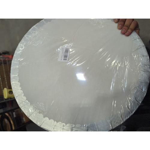 16 inch Silver Round Sturdy Cake Board Drums for Displaying Cakes, 1/2 inch Thick, (1-Pack)