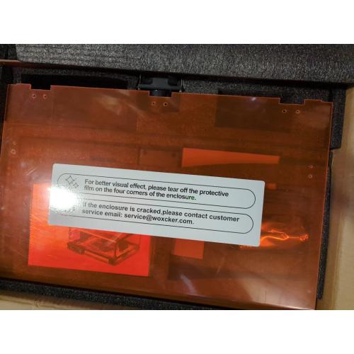 Laser Engraving Machine, Woxcker L2 MAX 10W Enclosure Laser Engraver, CNC Engraving Machine 0.01mm High Precision Laser Engraving and Cutting for Wood Stainless Steel Glass