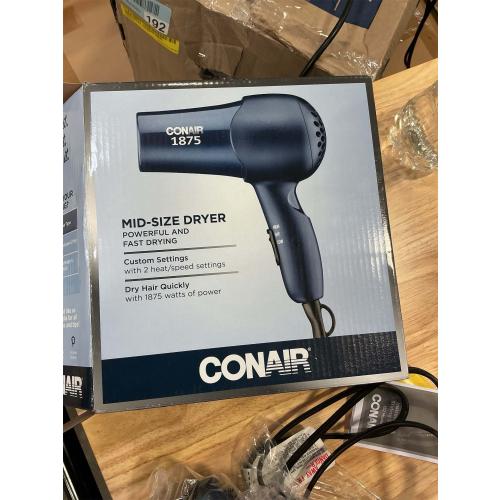 Conair 1875 Watt Mid Size Styler Dryer Blue