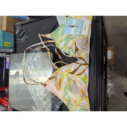 Size Large Roxy Women's Bikini Top – UPF 50 , Quick-Dry, Removable Pads, Swimsuit Top, Surf & Beachwear