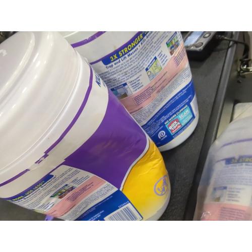 Lysol Dual Action Disinfectant Wipes, Multi-Surface Antibacterial Scrubbing Wipes, Dorm Room Essentials, Citrus Scent, 75ct (Pack of 4), Packaging May Vary