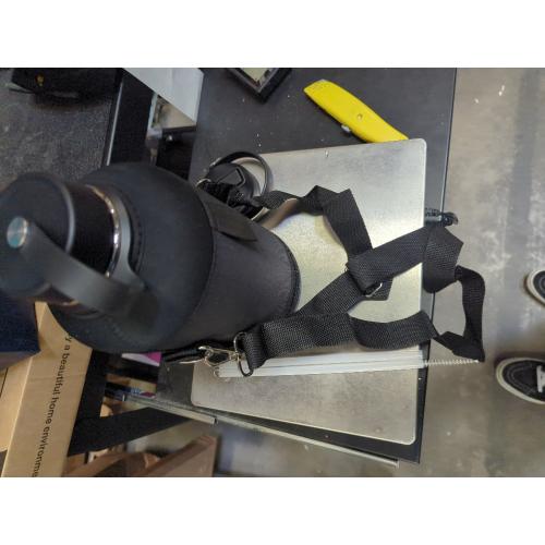 BUZIO Vacuum Insulated Stainless Steel Water Bottle 64oz (Cold for 48 Hrs/Hot for 24 Hrs) BPA Free Double Wall Travel Mug/Flask for Outdoor Sports Hiking, Cycling, Camping, Running