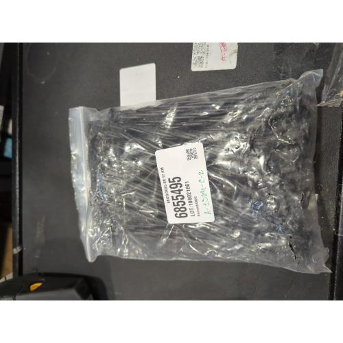 50 Pack of Black 8-inch Plastic Landscape Edging Spikes are Perfect for anchoring Weed barriers, Paver Edging, Artificial Turf, Grass Pathways, and More.