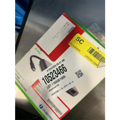 Belkin Thunderbolt 3 Dock Mini HD With Thunderbolt 3 Cable - Usb C Hub - Usb C Docking Station For Macos & Windows, Dual 4K @60hz, 40Gbps Transfer Speed, With Ethernet Port, BLACK