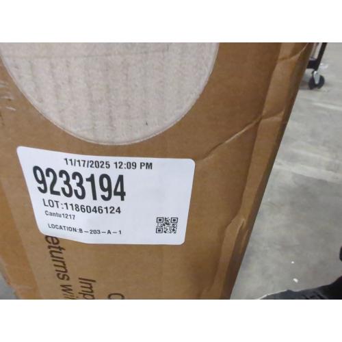 Landover Upholstered Platform Twin Bed Cream LED