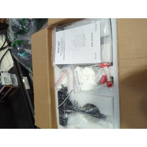 Modern Wall Sconce Set of Two Indoor Wall Lamp Black Wall Sconces Crystal Wall Light Bathroom Vanity Light Fixtures Wall Mounted Room Sconce Wall Lighting