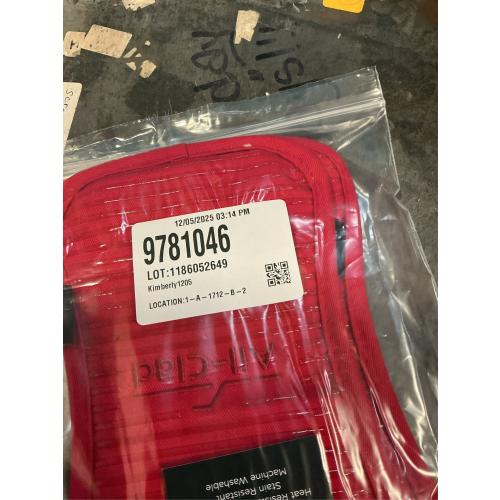 All-Clad Textiles Deluxe Heat and Stain Resistant Pot Holder. Silicone Treated Heavyweight 100-Percent Cotton Twill Hot Pad, Machine Washable, 6-inches by 10-inches, Chili Red