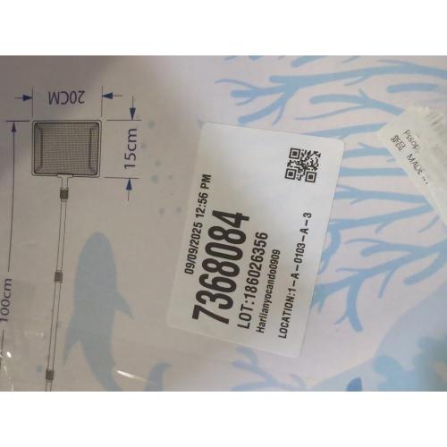 Pssopp Aquarium Fishing Landing Net, Retractable Fish Fishing Net Fish Shrimp Net Floating Objects Clean Tools for Fishes Catch and Release (M)