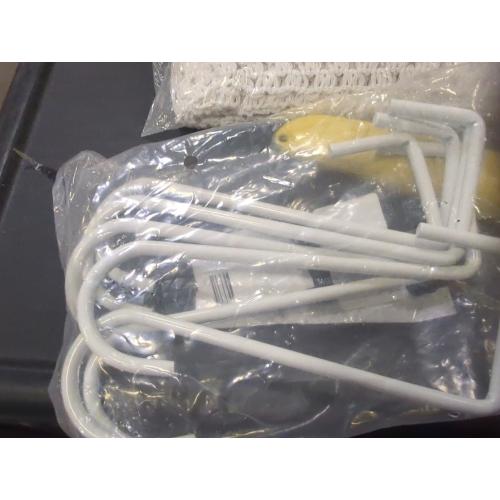 6 Pack Vinyl Fence Hooks Patio Hook, Steel Hangers 2 x 6 inch, White Fence Hooks for Hanging Lights, Planters, Bird Feeders