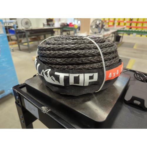 ALL-TOP Synthetic Winch Rope Cable, 1/2 x92ft, 31500LBS Winch Replace Line with Protective Sleeve for Offroad Vehicle SUV Truck