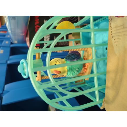 Little Live Pets My Really Real Talking Bird Toy & Cage - Indie, Interactive Voice Repeating Toy, 20  Sounds & Reactions, Talking Toys for Kids 5-7