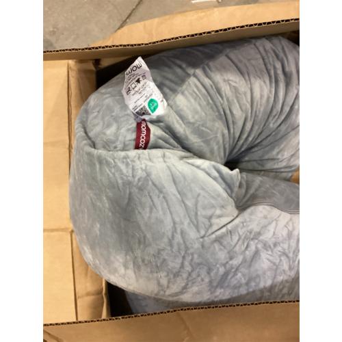 Momcozy Pregnancy Pillows for Sleeping, U Shaped Full Body Maternity Pillow with Removable Cover - Support for Back, Legs, Belly, HIPS for Pregnant Women, 57 Inch Pregnancy Pillow for Women, Grey